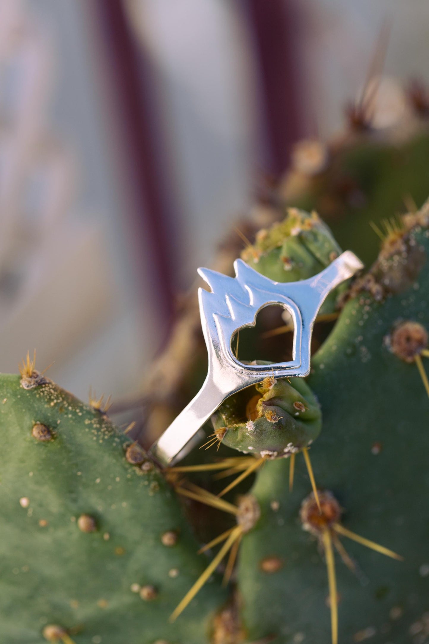 Burning Heart Cuff Bracelet-Love You to Death Collection