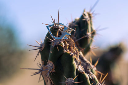 Burning Heart Stud Earring-Love You to Death Collection