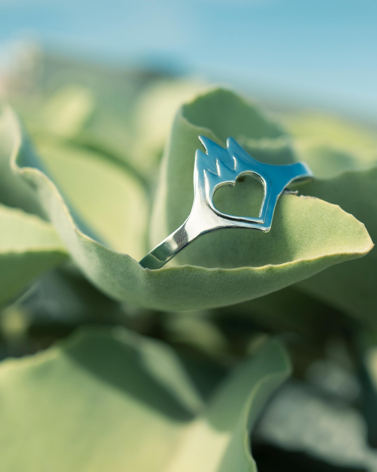 Burning Heart Cuff Bracelet-Love You to Death Collection